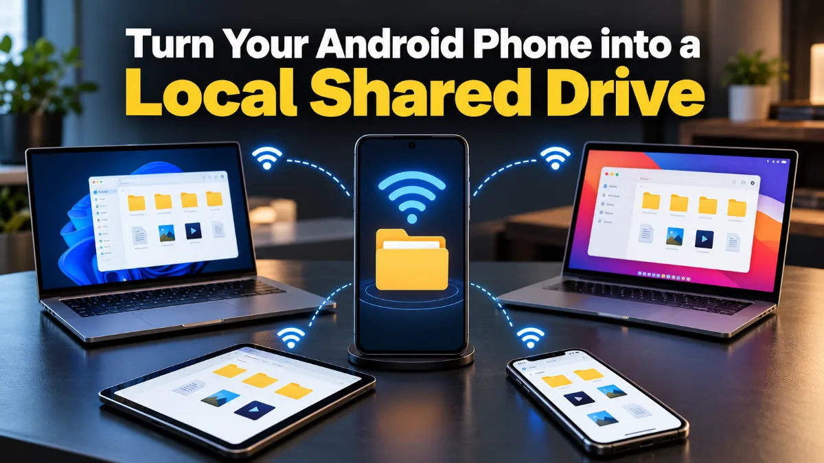 How to Turn Your Android Phone into a Local Shared Drive Using Wi-Fi Hotspot